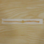 Mere Bhaiya Bracelet Rakhi Gold-plated Chain Rakhi With Stones For Brother (1 Pc)