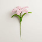 Single Lily Pipe Cleaner Flower Bouquet